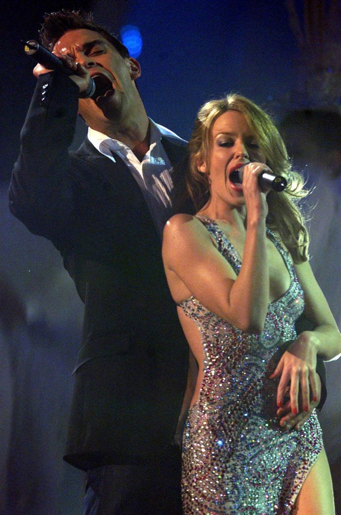 Robbie Williams y Kylie Minogue