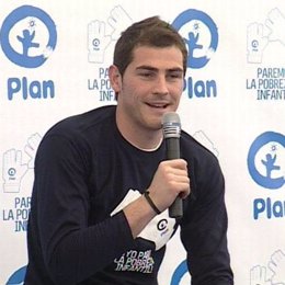 El portero internacional del Real Madrid Iker Casillas