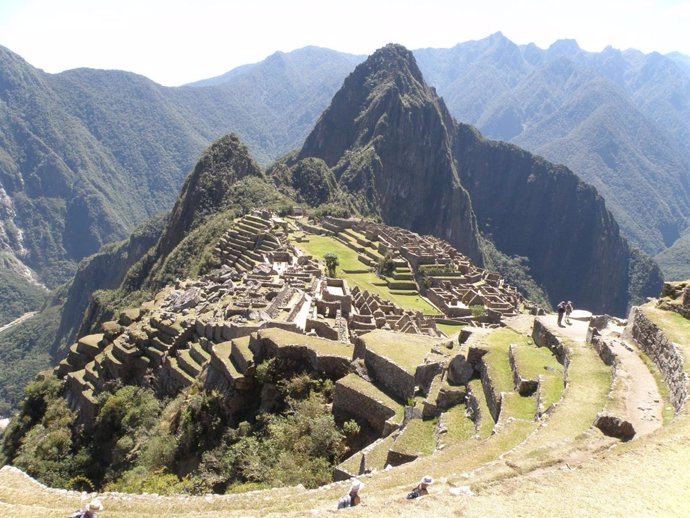 La ciudadela inca Machu Picchu.