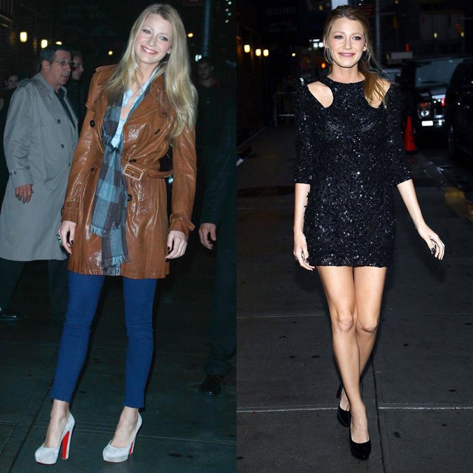 Blake Lively en el 'Late Show de David Letterman'