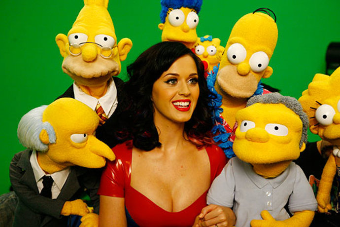 Katty Perry Con Los Simpson