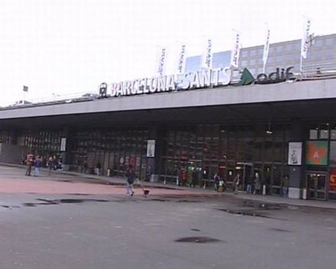 Estación de cercanías en Barcelona, Sants