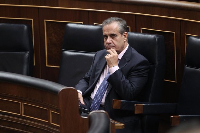 Celestino Corbacho, en el congreso