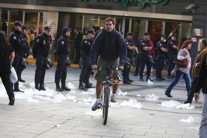 El Corte Inglés abre sus puertas el día de Huelga