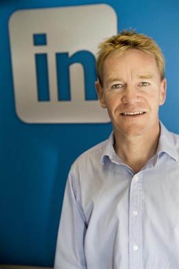 Clive Punter, director de marketing de LinkedIn para Europa, Oriente Medio y Áfr