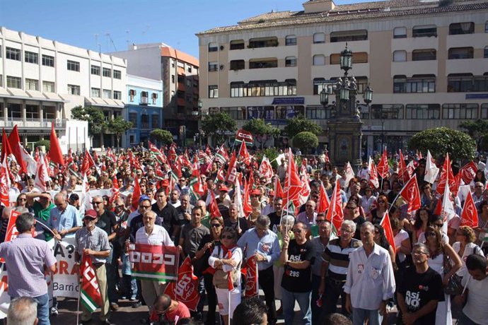 Seguimiento de la huelga en el Campo de Gibraltar
