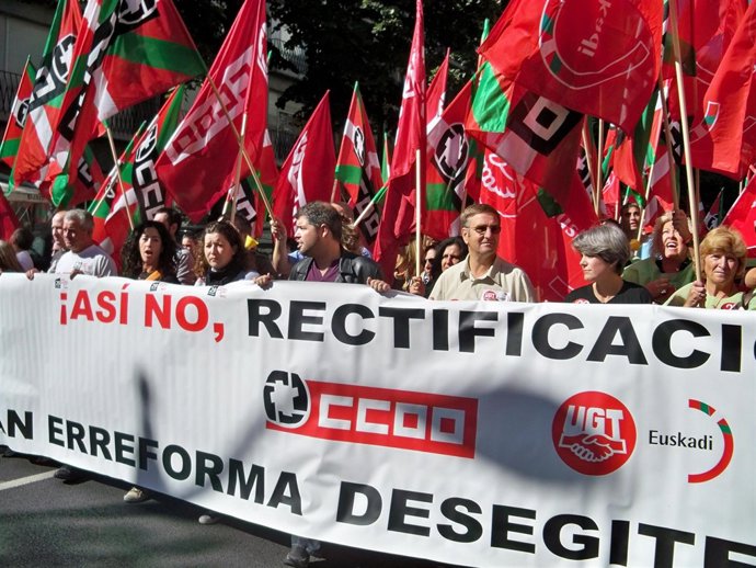 Manifestación en Bilbao