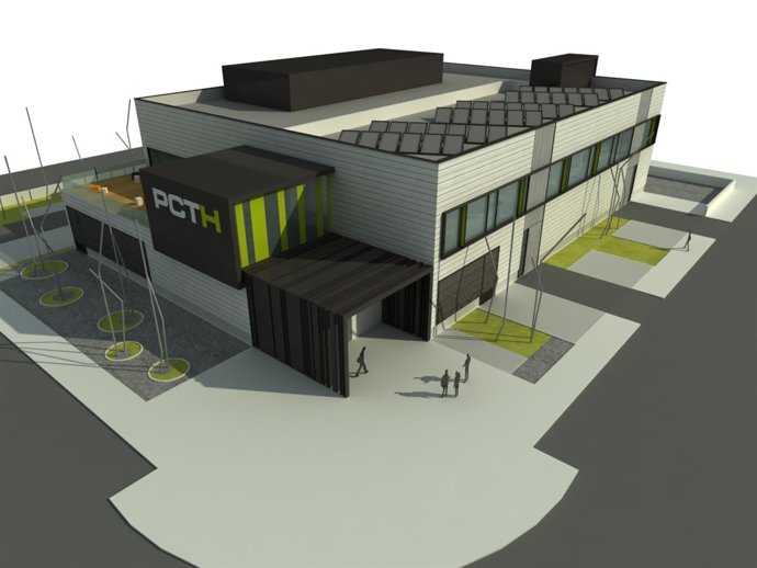 Una recreación virtual del edificio que se construirá en el Parque Científico y 