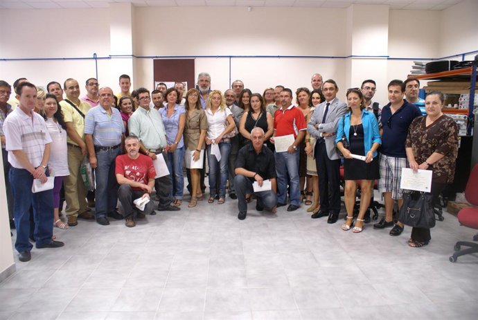 Entrega de diplomas de los cursos de la Faffe 