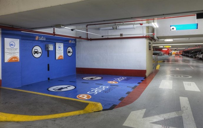 Punto de recarga de Saba para vehículo eléctrico