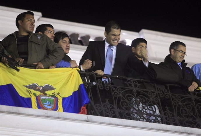 presidente de Ecuador, Rafael Correa