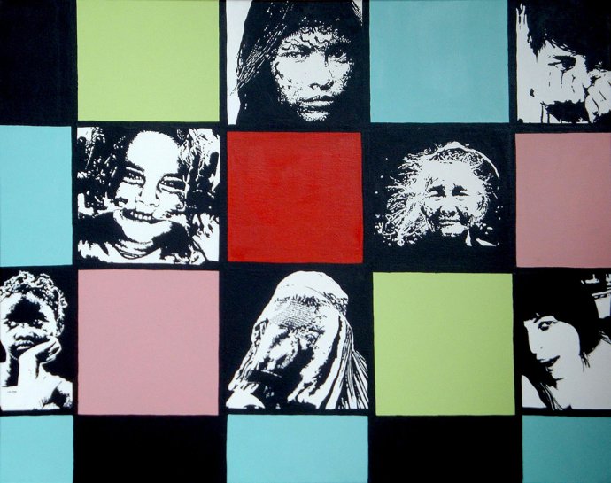 Una de las obras de María José Hernández.