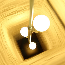 Imagen de una bombilla encendida, electricidad, luz