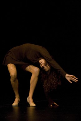 La bailarina canaria Acerina Amador.