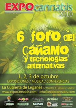Cartel de la feria Expocannabis