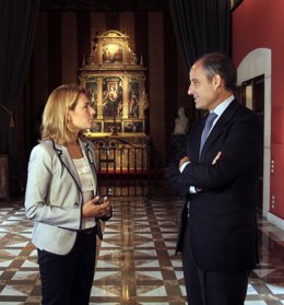 Francisco Camps y Arantza Quiroga en Valencia