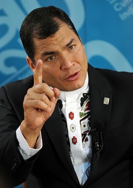 Presidente de Ecuador, Rafael Correa