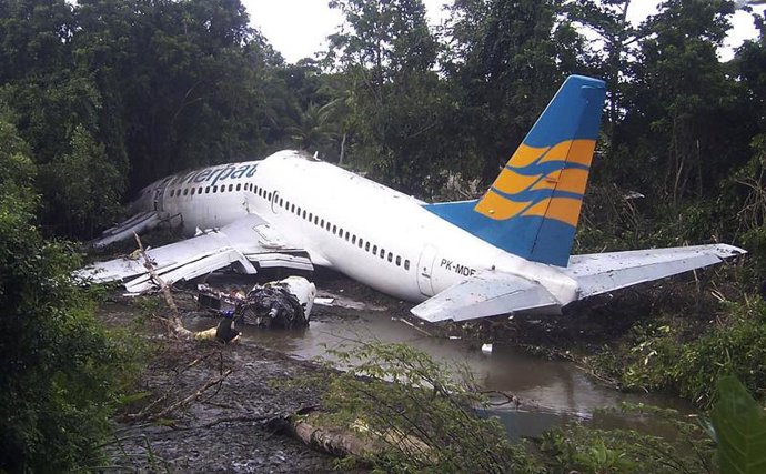 Accidente de avión en Indonesia