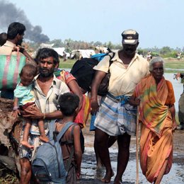 Civiles en Sri Lanka