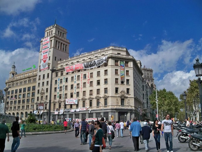 Edificio de Banesto en Barcelona