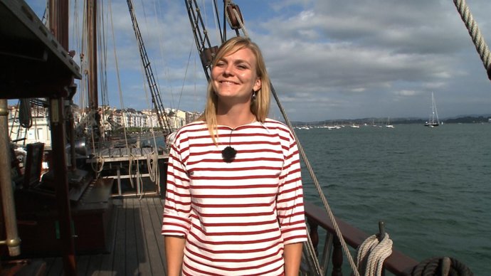 Elina, una de las protagonistas de Destino España