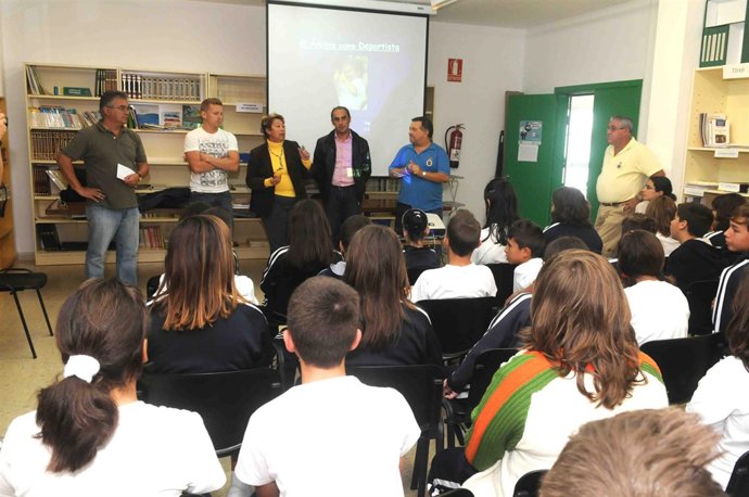 CANARIAS   NP VISITA COLEGIO ARBITRAL DE LANZAROTE
  SALUDOS    PRENSA SB       