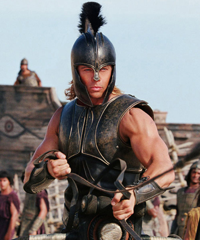 Brad Pitt en Troya