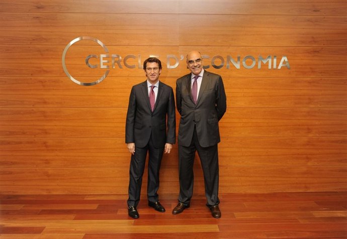 Feijóo, en el Círculo de Economía de Barcelona