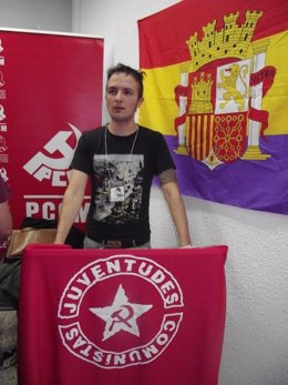 Daniel Miranda secretario general Juventudes Comunistas Castilla-La Mancha