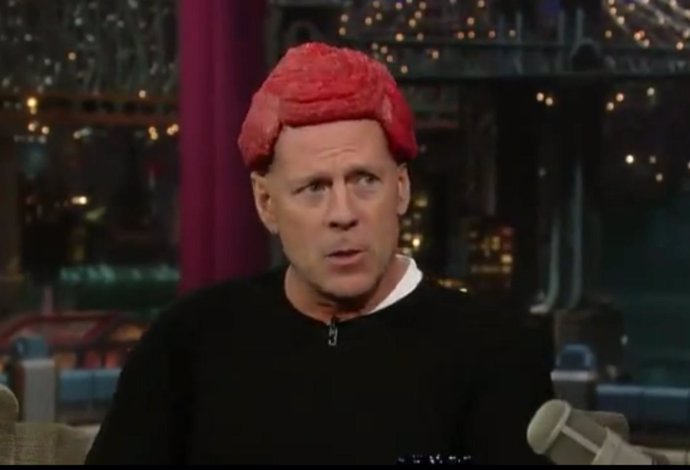 Bruce Willis en el Show de David Letterman