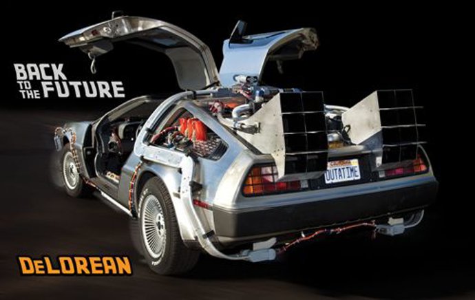 El DeLorean de Regreso al Futuro