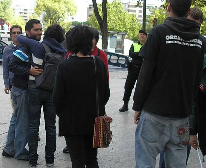 Delgado, a la salida de sus juzgados