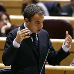 José Luis Rodríguez Zapatero en el Senado