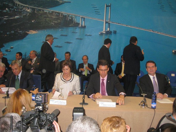 Espinosa con Núñez Feijóo