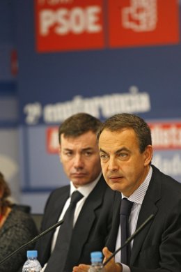 Tomás Gómez y José Luis Rodríguez Zapatero