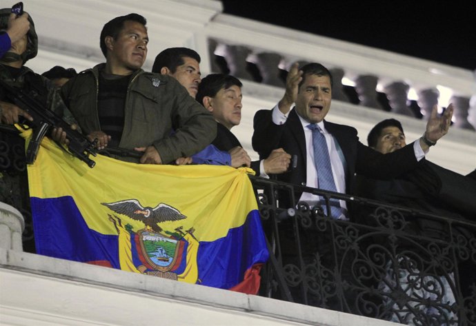 presidente de Ecuador, Rafael Correa