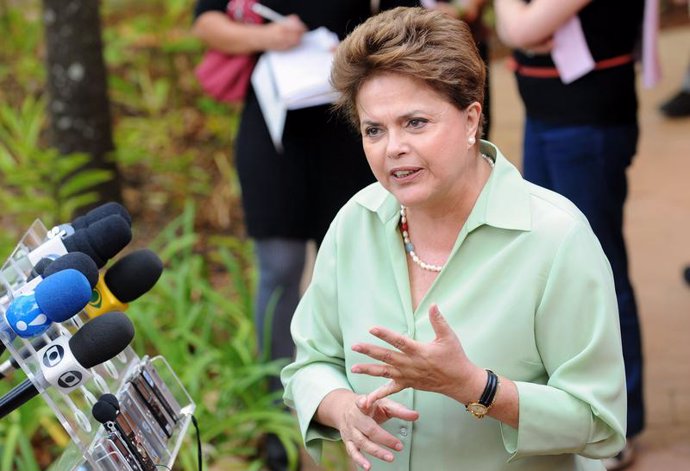 Dilma Rousseff, candidata a la Presidencia de Brasil por el Partido de los Traba