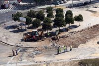 Gas Natural recupera la tubería siniestrada en el entorno del cruce de Los Arcos