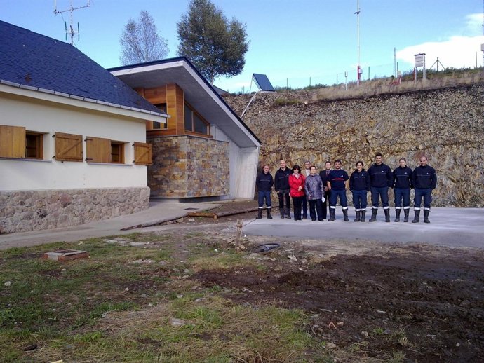 Visita al Parque de Bomberos de Ibias.