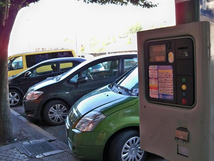 coches estacionados en Santander