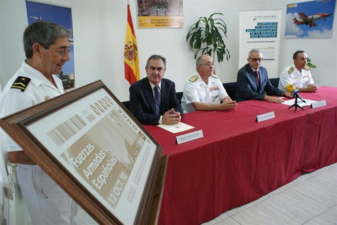 El almirante jefe del Arsenal de Cartagena, Jaime Muñoz-Delgado y Muñoz del Río,