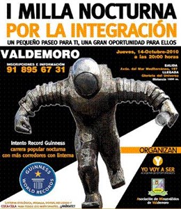 Cartel I Milla Nocturna por la Integración