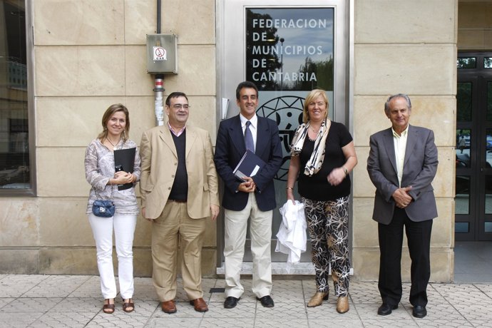 Martín y representantes de la FMC