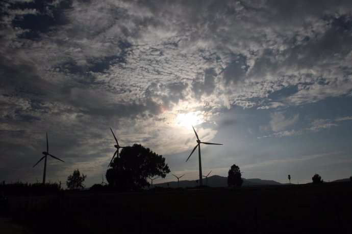 Molinos de energía eólica en Andalucía