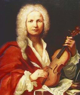Pintura del compositor y violinista italiano Antonio Vivaldi