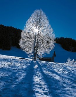 Paisaje navideño de Europa