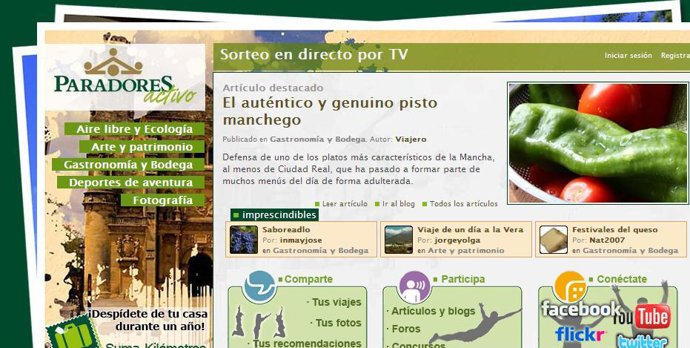 Red social de Paradores