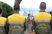 Sólo 2.072 m2 de la Casa de Campo se han quemado durante el verano, 47 veces menos que la media anual entre 2000 y 2003