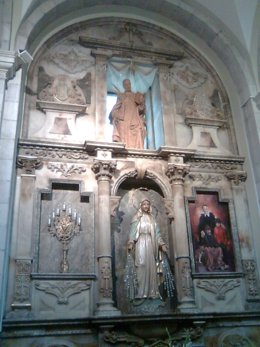 Altar con San Román