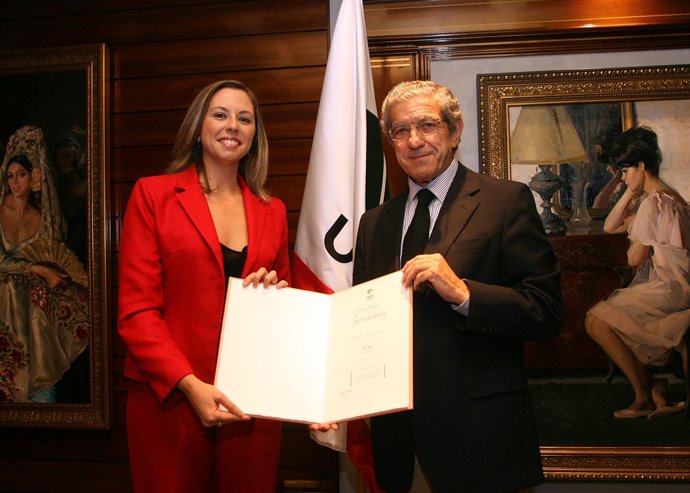 La entrega del premio tuvo lugar hoy.